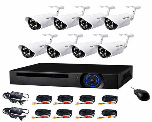 Techtronikx 8 Channel Security Camera System - Full Kit