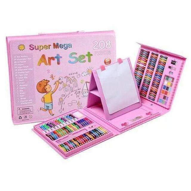LiLLove All-In-One Pink Art Set - 208 Pieces