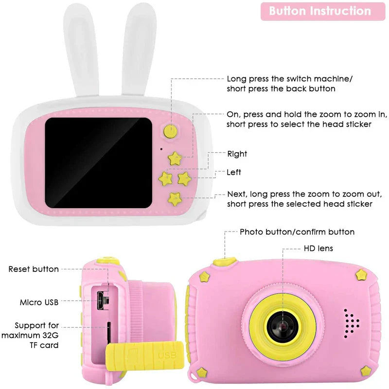 Bunny Snap Kids Camera