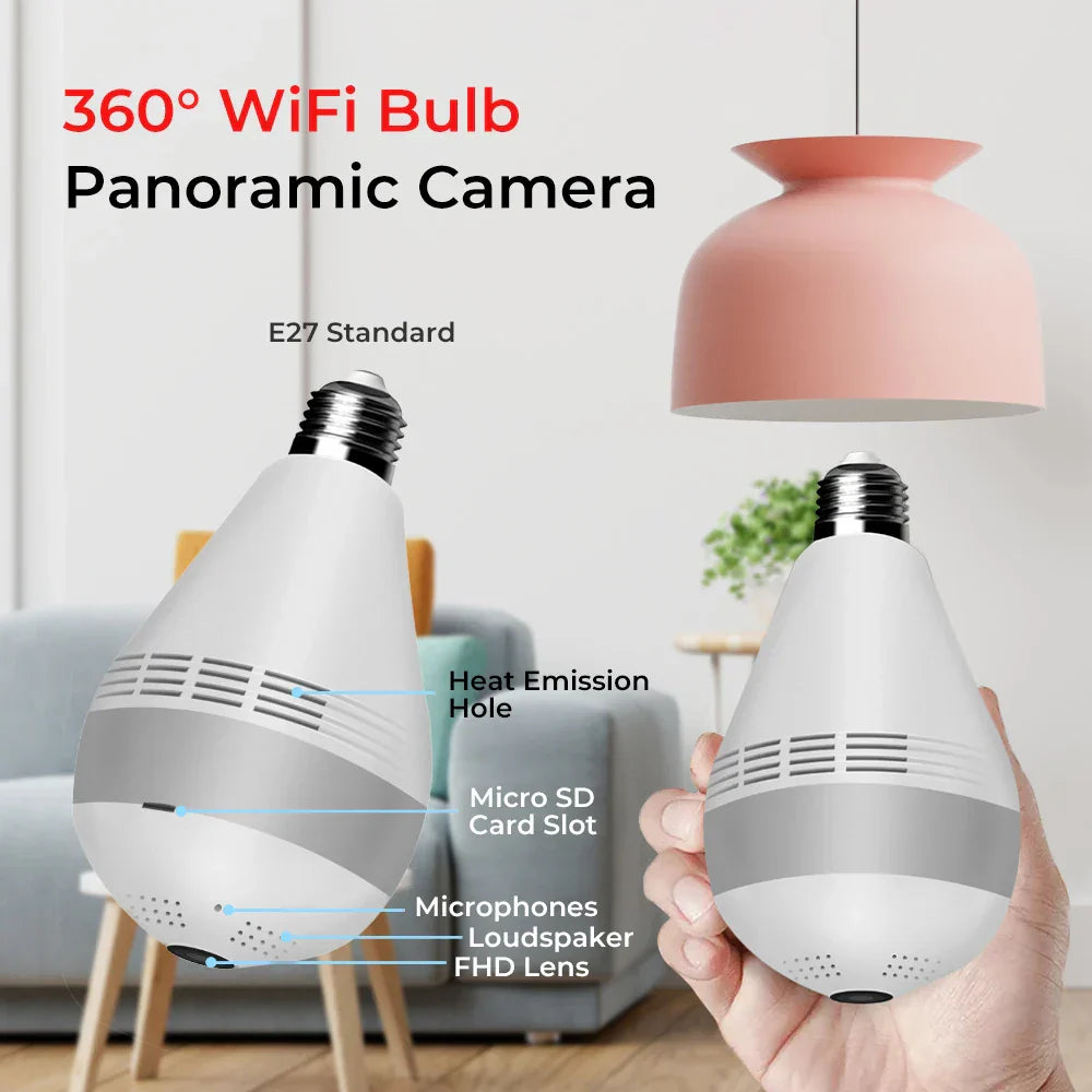 SpyGuard Light Bulb Camera