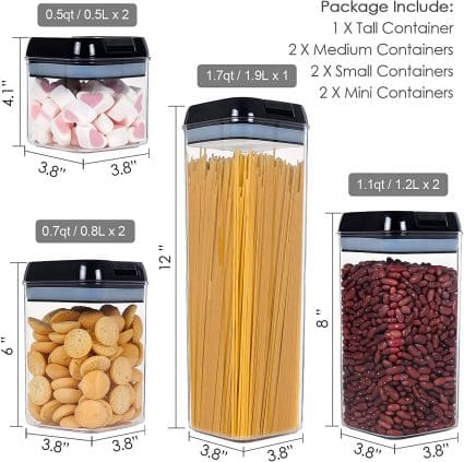 7 Pieces Food Storage Containers_3