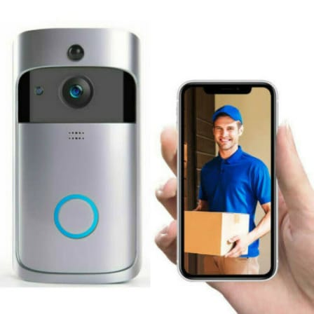 Techtronikx Wifi Smart Video Doorbell Security Camera - Two-Way_0